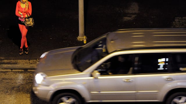 Prostituierte auf dem Strassenstrich in Zürich Prostituierte auf dem Strassenstrich in Zürich