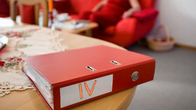 IV-Ordner auf Tisch IV-Ordner auf Tisch