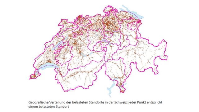 Karte mit roten Linien und Punkten. Karte mit roten Linien und Punkten.