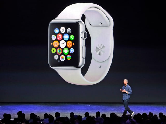 Der Home-Screen der Apple Watch Der Home-Screen der Apple Watch