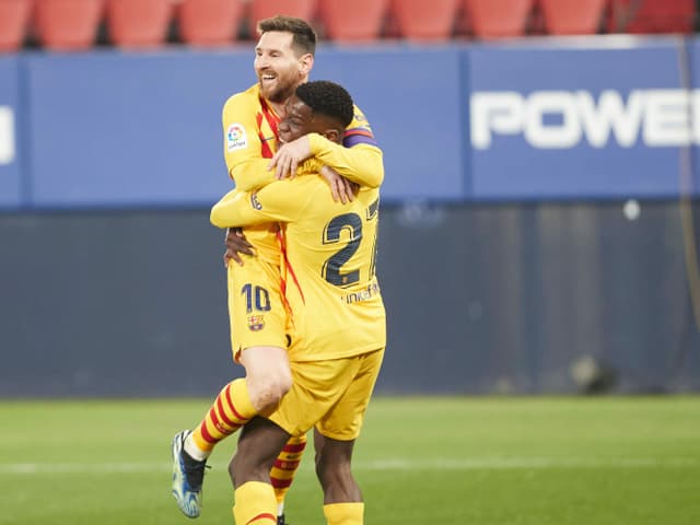 Lionel Messi jubelt