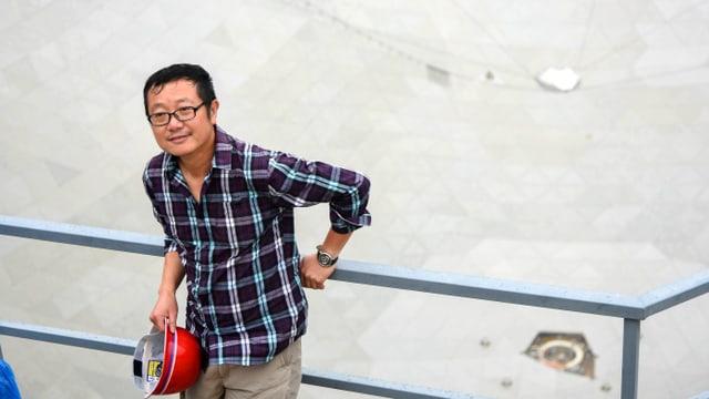 Porträt des Science-Fiction-Autor Liu Cixin Porträt des Science-Fiction-Autor Liu Cixin