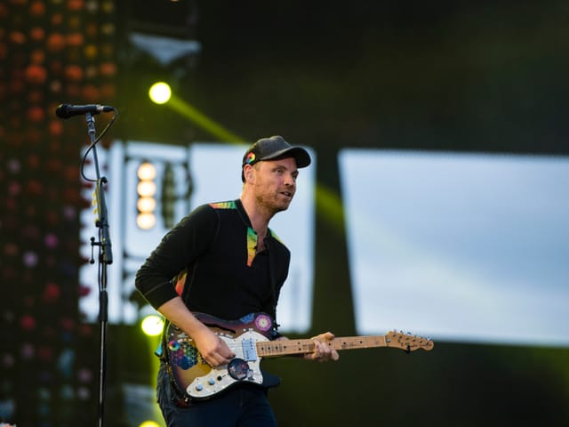 Coldplay live im Letzigrund.