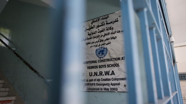 UNRWA: Vorerst kein Geld aus der Schweiz