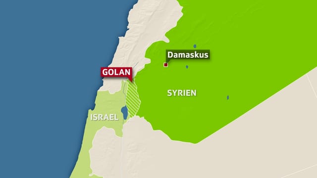 Karte Israel Syrien Golanhöhen