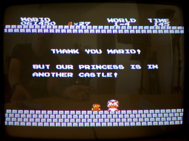 Thank you Mario! But our princess is in another castle! Thank you Mario! But our princess is in another castle!