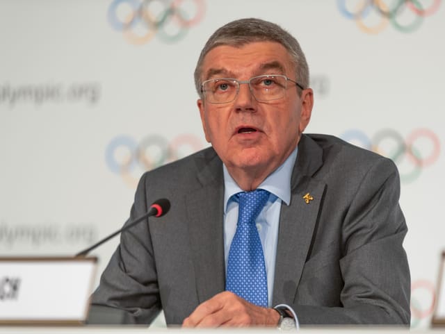 IOC-Präsident Thomas Bach. IOC-Präsident Thomas Bach.