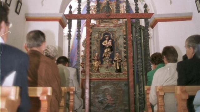 Innenansicht einer Kirche am Bettag. Innenansicht einer Kirche am Bettag.