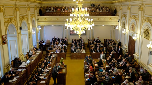 Das tschechische Parlament. Das tschechische Parlament.