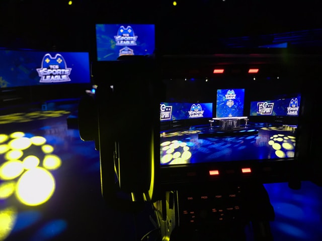 Das Studio der TCS eSportsLeague Das Studio der TCS eSportsLeague