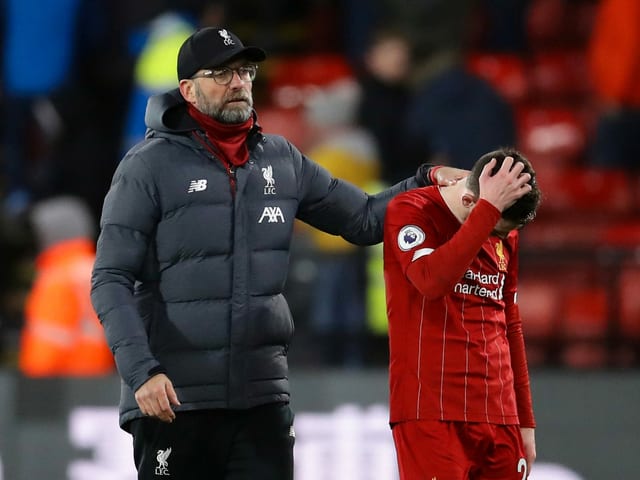 Enttäuschter Jürgen Klopp.