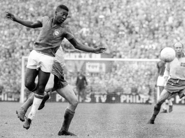Pelé im WM-Final 1958 Pelé im WM-Final 1958