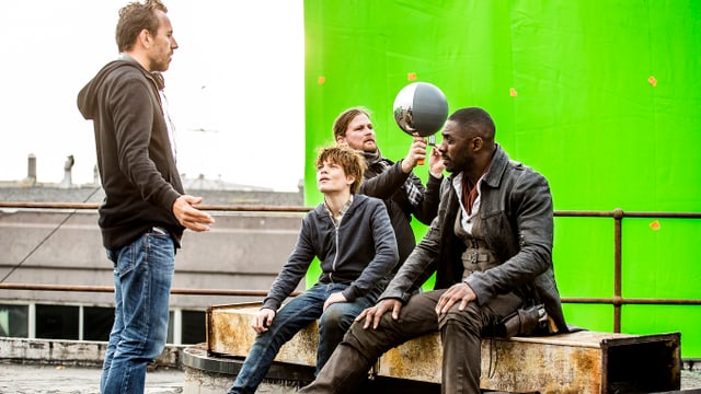 4 Männen an einem Filmset 4 Männen an einem Filmset