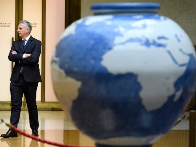 Didier Burkhalter am 12.1.2017 in Genf. Didier Burkhalter am 12.1.2017 in Genf.