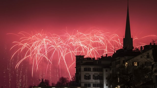 Feuerwerk in Zürich Feuerwerk in Zürich