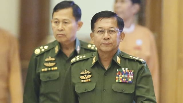 Militärchef Min Aung Hlaing Militärchef Min Aung Hlaing