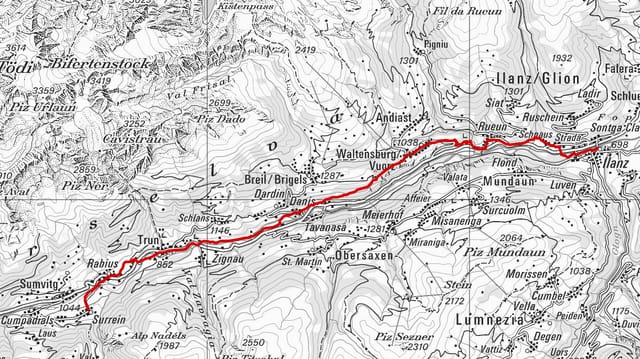 Di 5: Glion - Surrein Di 5: Glion - Surrein
