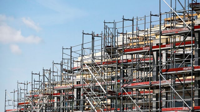 Baustelle in der Schweiz Baustelle in der Schweiz
