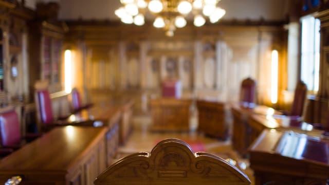 leeres Bundesratszimmer leeres Bundesratszimmer