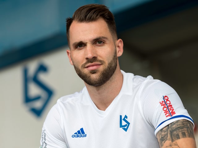Roman Buess im Lausanne-Trikot Roman Buess im Lausanne-Trikot