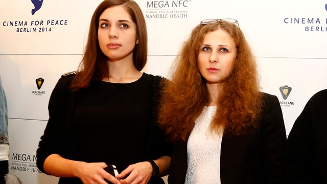 Nadeschda Tolokonnikowa und Maria Aljochina Nadeschda Tolokonnikowa und Maria Aljochina