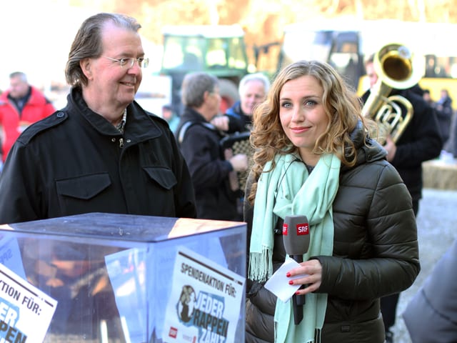 Spitzenkoch André Jaeger und Florence Fischer. Spitzenkoch André Jaeger und Florence Fischer.