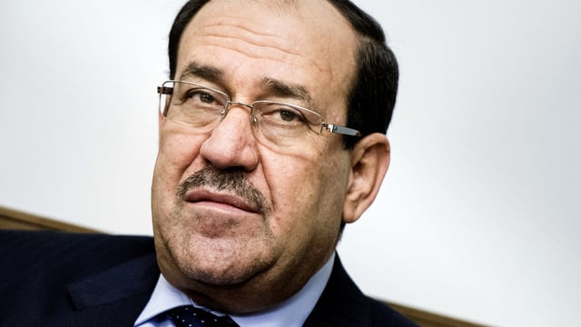 Ministerpräsident Nuri al-Maliki. Ministerpräsident Nuri al-Maliki.