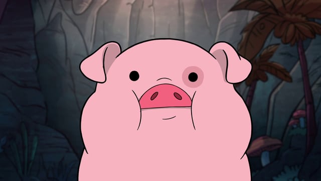 Waddles, das Schweinchen, ist nicht gerade die intelligenteste, wohl aber niedlichste Kreatur. Waddles, das Schweinchen, ist nicht gerade die intelligenteste, wohl aber niedlichste Kreatur.