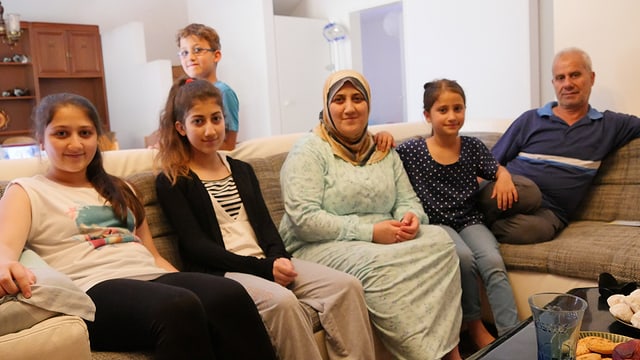 Familie Al Sheikh aus Syrien. Familie Al Sheikh aus Syrien.