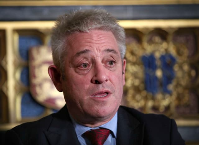 Speaker John Bercow, der Vorsitzende des Unterhauses. Speaker John Bercow, der Vorsitzende des Unterhauses.