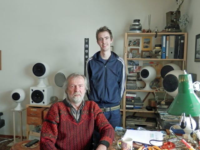 Victor Alther und sein Sohn Gabriel. Victor Alther und sein Sohn Gabriel.