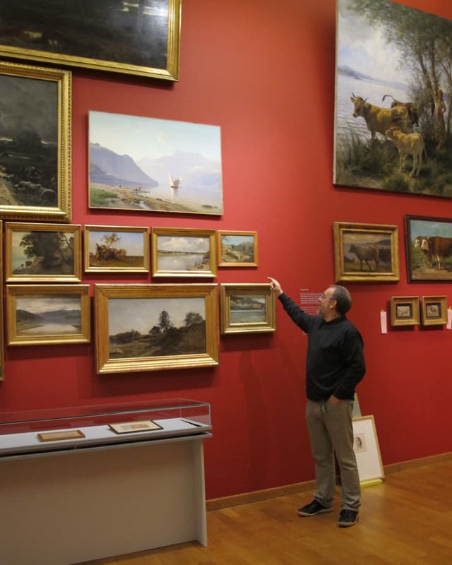 Allerheiligen- Direktor Peter Jezler vor einigen Exponaten der Ankerausstellung in seinem Museum Allerheiligen- Direktor Peter Jezler vor einigen Exponaten der Ankerausstellung in seinem Museum