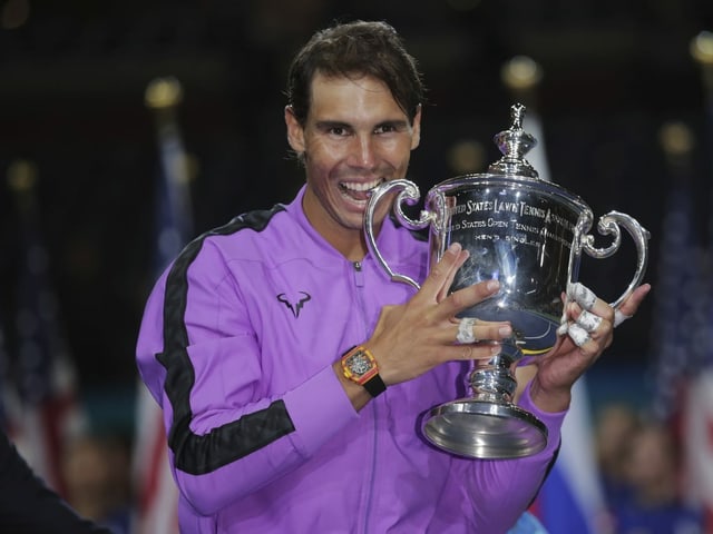 Titelverteidiger Rafael Nadal. Titelverteidiger Rafael Nadal.