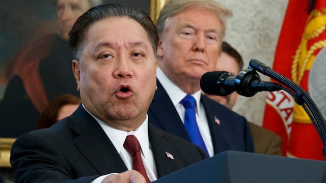 Hock Tan und Trump. Hock Tan und Trump.