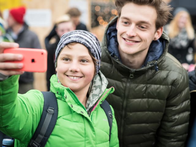 Selfie Zeit mit Nickless.