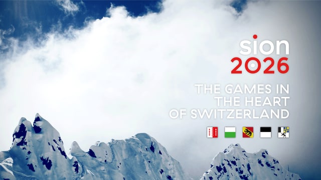 So präsentiert sich «Sion 2026» der Öffentlichkeit. So präsentiert sich «Sion 2026» der Öffentlichkeit.