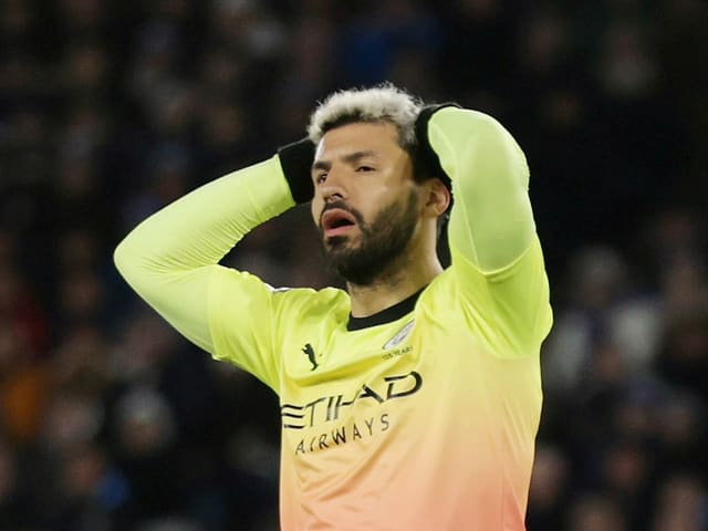 Sergio Agüero ist enttäuscht.