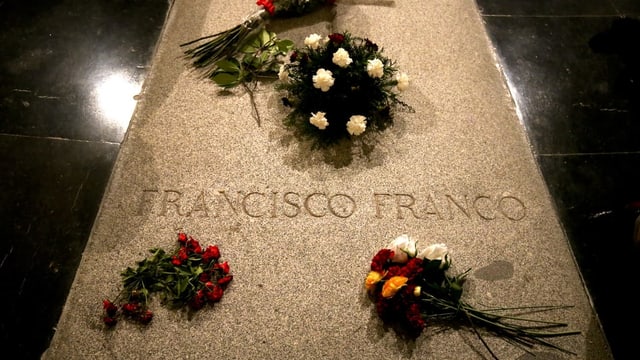 Grabstätte von Franco. Grabstätte von Franco.