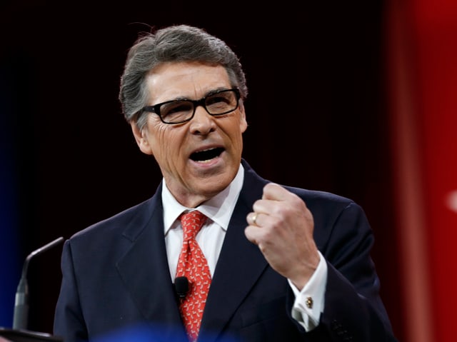 Rick Perry bei einer Rede.