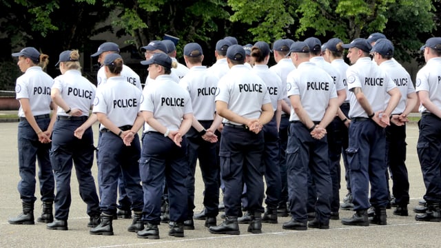 Polizisten in der Ausbildung Polizisten in der Ausbildung