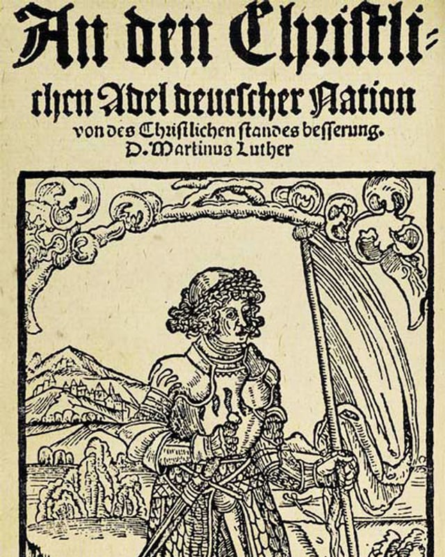 Das Buchcover von «An den christlichen Adel deutscher Nation». Das Buchcover von «An den christlichen Adel deutscher Nation».