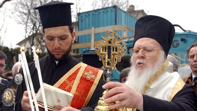 Der ökumenische Patriarch Bartholomaios Der ökumenische Patriarch Bartholomaios