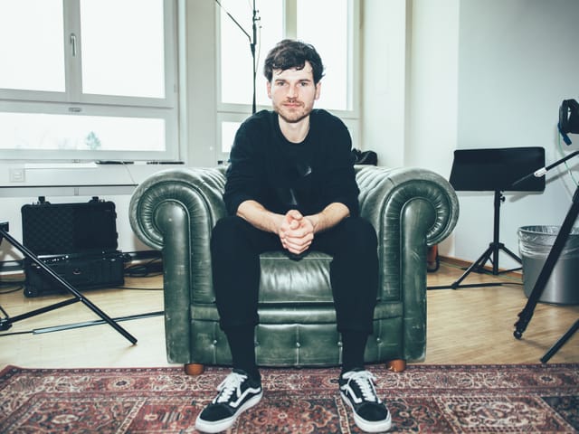 Auf dem Teppich geblieben: James Gruntz.