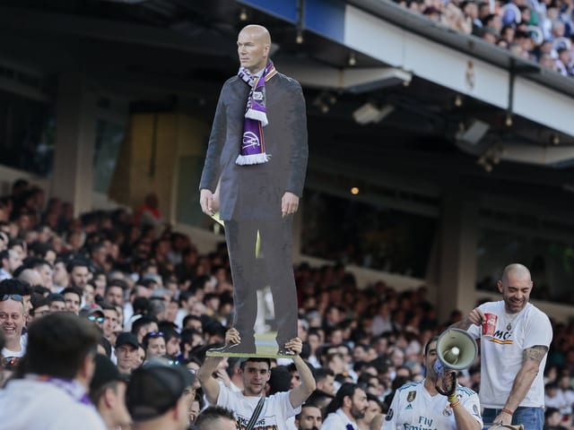 Zidane als Pappfigur Zidane als Pappfigur