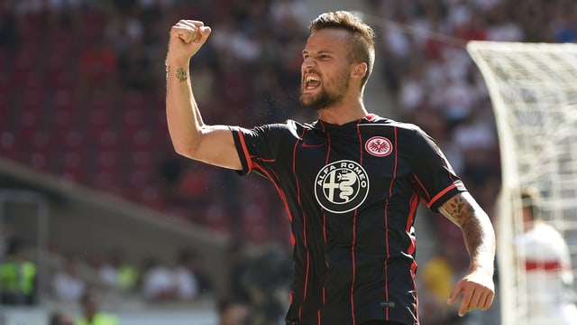 Haris Seferovic präsentierte sich gegen Stuttgart im besten Licht. Haris Seferovic präsentierte sich gegen Stuttgart im besten Licht.