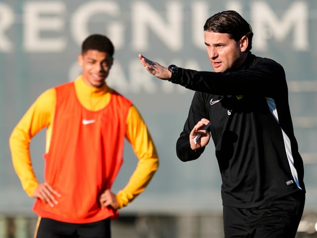 Testet mit YB gegen Kriens und Winterthur: Trainer Gerardo Seoane. Testet mit YB gegen Kriens und Winterthur: Trainer Gerardo Seoane.