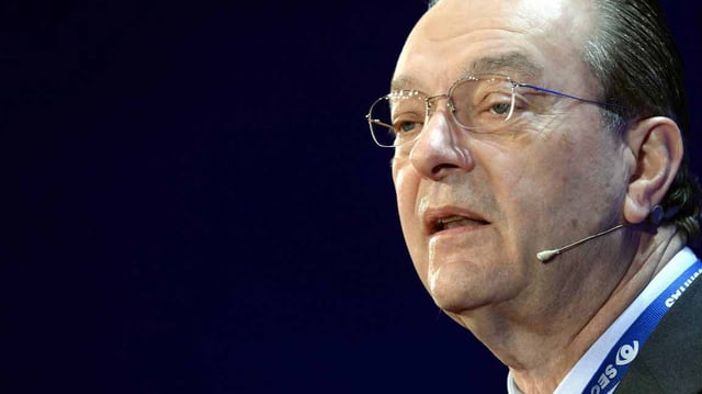 Ex-UBS-Boss und EX-CS-Boss Oswald Grübel. Ex-UBS-Boss und EX-CS-Boss Oswald Grübel.