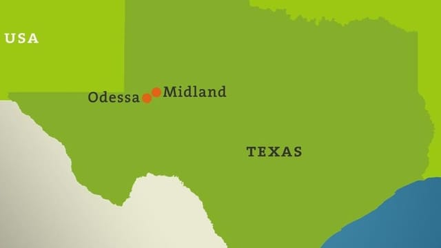 Karte von Texas Karte von Texas