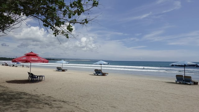 Leerer Strand in Bali Leerer Strand in Bali