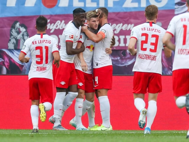 Timo Werner (Bildmitte). Timo Werner (Bildmitte).